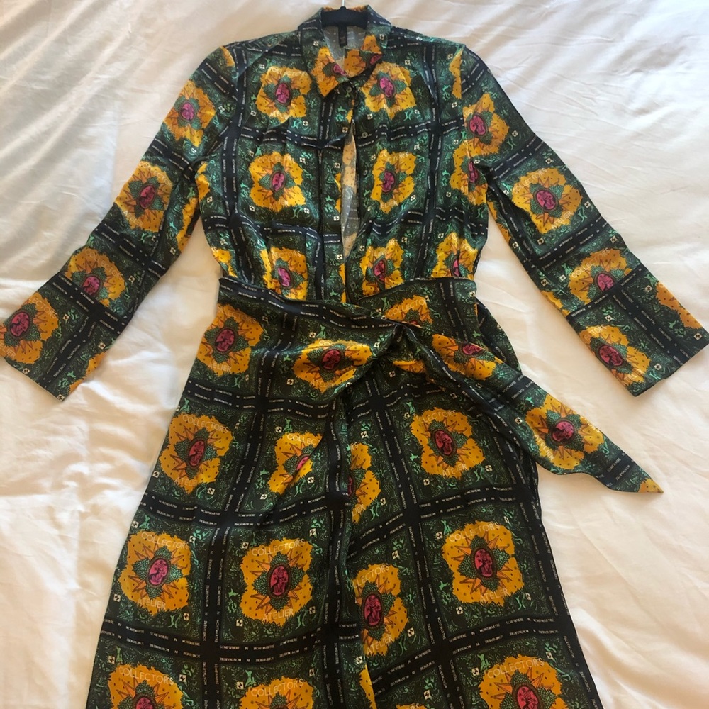 Scotch & Soda Printed Satin Dress